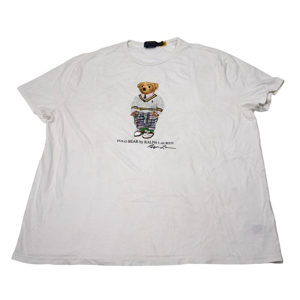 Polo Ralph Lauren Bear Logo T-Shirt in White